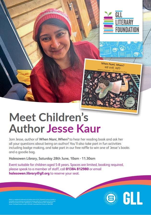 Halesowen Library - Meet Children's Author Jesse Kaur